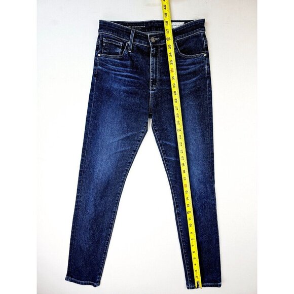 AG Adriano Goldschmied Anthropologie Size 27X29 Women The High Rise Stevie Ankle - Picture 7 of 12